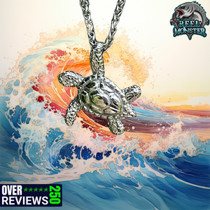 Turtle Stainless Steel Charm and Necklace