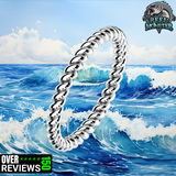 Braided Stainless Steel  Ring MMR-17