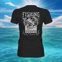 Reel Monster© Fishing Lifestyle Ladies Shirt