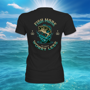 Reel Monster© Fish More Ladies Shirt