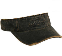 Brown Visor Fishing hat-4