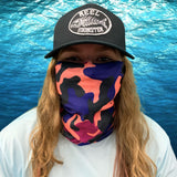 Purple and Orange Camo Face Masks FS-55