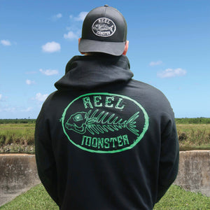 Reel Monster Green Hoodie