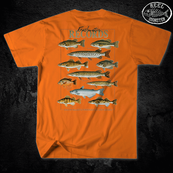 Fresh Water Fishing Records Reel Monster© Shirt RMFRSS-2000