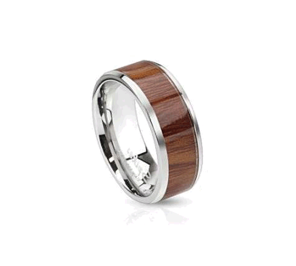 Woman's Wood Inlay Ring MMR-9