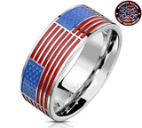American flag ring