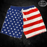 USA Flag Swim Trunks