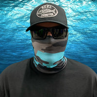 Teal Camo Face Masks FS-40
