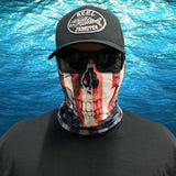 American Skull With Black Flag Face Masks FS-42