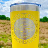 **NEW** Yellow Fin Reel Monster 20oz or 30oz Tumbler MMT-83